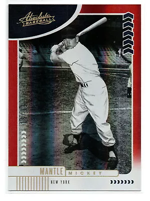 2020 Absolute Baseball Spectrum Red #7 Mickey Mantle 18/99 New York Yankees • $11.97