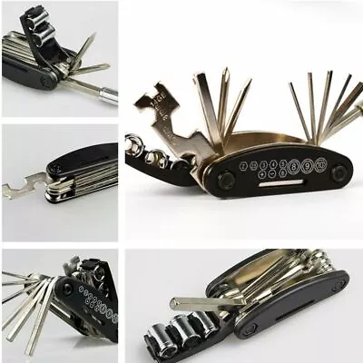 $9.95 • Buy Accessories Combine Motorcycle Bike Repair Tool Allen Key Hex Socket Wrench Kit