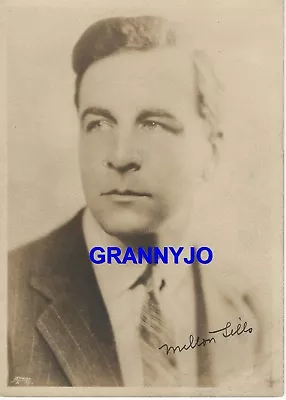  Original 1920's Photograph  Of Silent Film Actor MILTON SILLS • $38