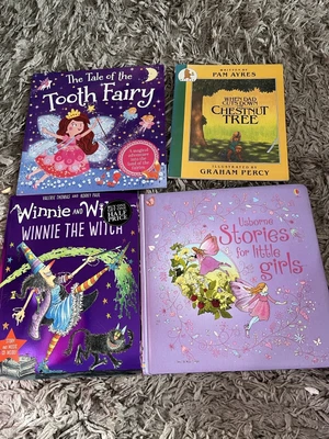 £8 • Buy Bundle Of 4 Children’s Book’s - Winnie The Witch - Tooth Fairy - Chestnut Tree