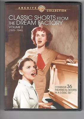 Classic Shorts From The Dream Factory: Volume 2 (DVD) WARNER ARCHIVES Free Ship • $13.50