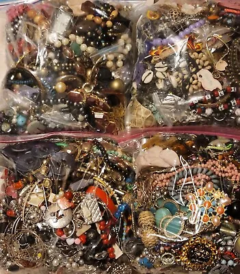 7 LB. Junk Jewelry Broken Lot Craft Repurpose Repair • $29.99