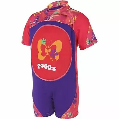 Zoggs Mermaid Flower Swimfree Floatsuit 2-3 Years • £32.35