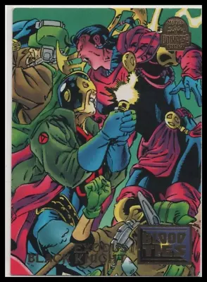 1994 Fleer Marvel Universe Blood Ties  #30 - Exodus & Black Night • $3.14