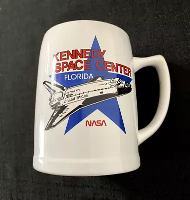 NASA Kennedy Space Center Ceramic Souvenir Stein Mug Cup • $17.11