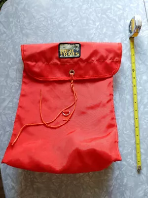 Vintage High Trails Blaze Orange Backpack Hiking Daypack • $15