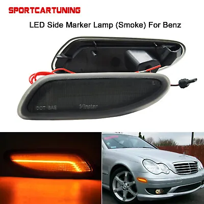 LED Side Marker Light Amber For 01-07 Mercedes C Class W203 C230 C240 C280 C320 • $39.59