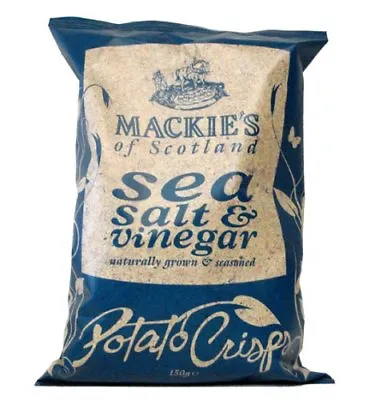 £24.10 • Buy Mackie's Sea Salt & Vinegar Crisps (24 X 40g)