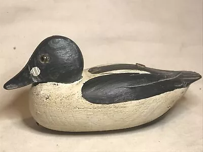Goldeneye Drake Duck Decoy Deleware River Miniature Vintage Hollow Body • $159