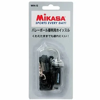 MIKASA Volleyball Referee Hexagon Whistle Black WH5 Japan  • $15.95