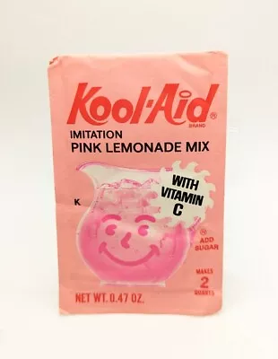 Vintage Kool Aid Pink Lemonade Packet NOS • $13.99