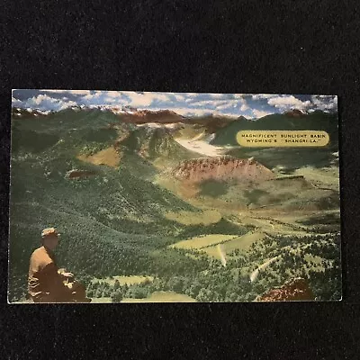 TRAVELERS TO YELLOWSTONE  PACIFIC RAILWAY POSTCARD AO. Sunlight Basin Unposted • $1.99