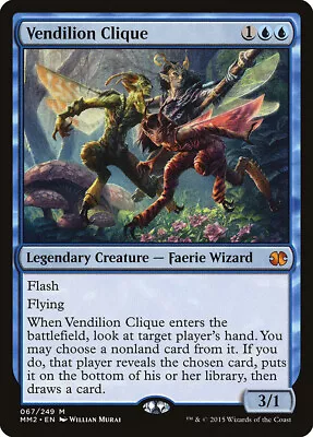 MTG Foil Mythic Vendilion Clique X 1 NM - Modern Masters 2015 • $9.90