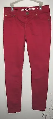 Mossimo Supply Co Skinny Fit 6 Pants Red  • $20