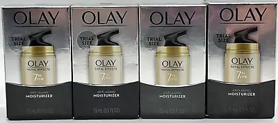 4PK Olay Total Effects 7 In 1 Anti Aging Moisturizer ~ Trial Size 0.5 FL OZ EACH • $22.95