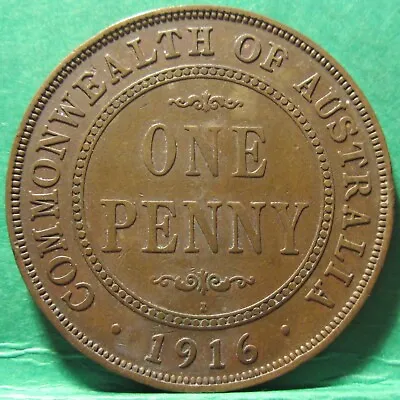 1916 Australia 1d One Penny #2237 • $7.95