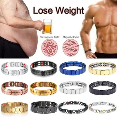 Healing Therapy Women Men Magnetic Bracelet Weight Loss Pain Relief Jewelry Gift • $3.73