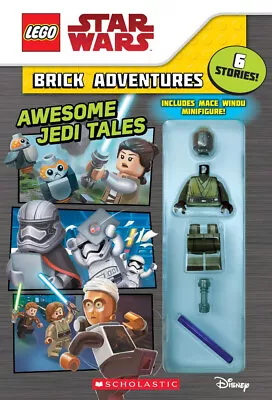 £6.99 • Buy LEGO Star Wars Awesome Jedi Tales Mace Windu Minifigure - NEW Hardback 6 Stories