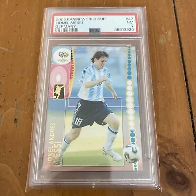 2006 Panini World Cup Germany #47 Lionel Messi PSA 7 • $250