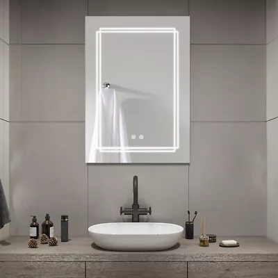 Wall Box Led Mirror Cabinet Anti-Fog Demister Shower Bath Room Medicine Cabinet • £10.95