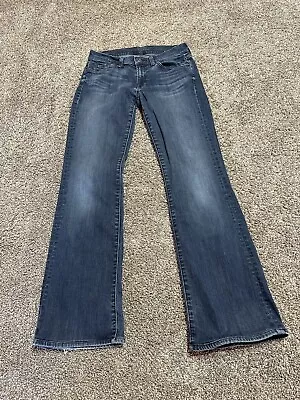 7 For All Of Mankind Women’s Jeans Size 28 Blue Denim Bootcut Low Rise - 8044 • $20.99