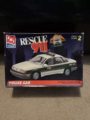 FORD TAURUS  1993 Police Car 1:25 911  AMT ERTL Model Kit NEUF • £44.95