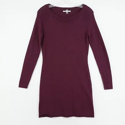 SmartWool Womens Camp House Solid Dress Small Purple Long Sleeve Merino Wool • $44.99