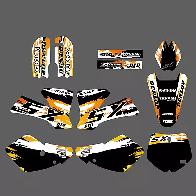 Team Graphics Background Stickers Decals For KTM SX65 2002 2003 2004 2005-2008 • $65.99