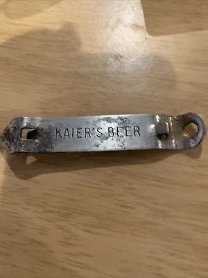 Vintage 1960 KAIER'S BEER 3-3/4  Bottle/Can Opener Handy Walden NY • $5.99