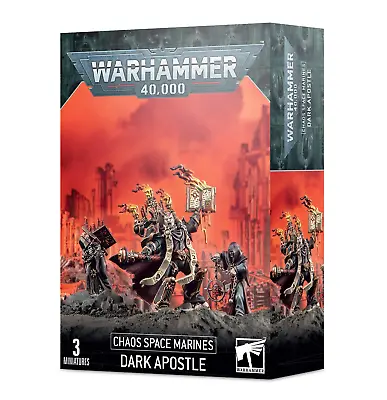 Dark Apostle Chaos Space Marines Black Legion Warhammer 40K NIB • $57.79