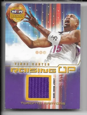 2002-03 NBA Hoops Raising Up Patch- Vince Carter /250 Toronto Raptors! • $15