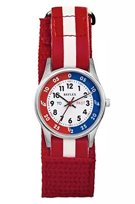 Unisex Watch Red Time Teacher Tutor Kid Childrens Learn How To Tell The Time • £13.42