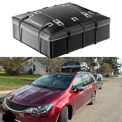 20 Cubic Roof Top Bag Cargo Carrier Luggage Storage For Chrysler Pacifica 04-23 • $99.66