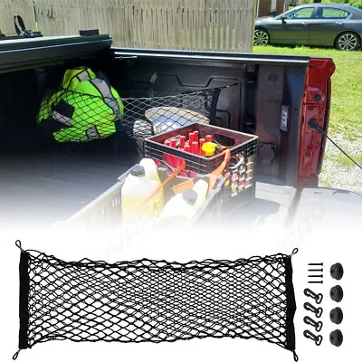 Cargo Cover Double Layer Net Storage Organizer W/Hook Universal Car Truck Trunk • $14.99