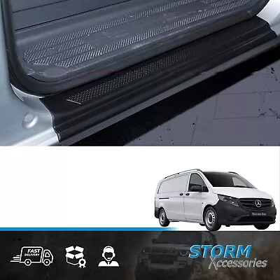 FOR MERCEDES VITO W447 2014 On STX DOOR SILL GUARDS PROTECTORS PAIR IN BLACK • £19.95