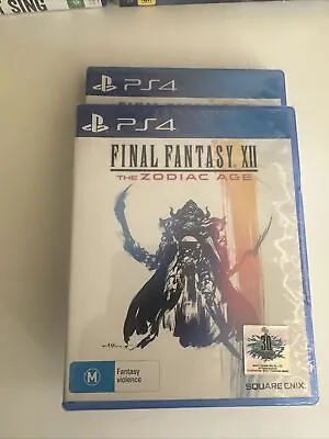 Final Fantasy XII: The Zodiac Age (Sony PlayStation 4 2017) PS4 (New Sealed) • $79
