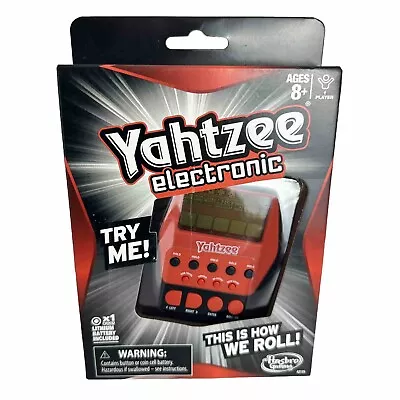 NEW Hasbro YAHTZEE Handheld Digital Electronic Game A2125!!This Is How We Roll ! • $15.95