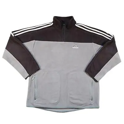 Vintage Adidas Fleece Quarter Zip Sweatshirt - S • $89.99