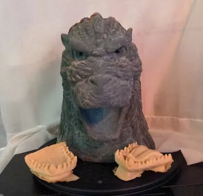 Godzilla Head Monster Toho Movie Prop Replica Bust Godzilla 1989 Minus Zero Kong • $199.99