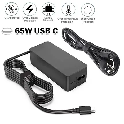 65W USB C Type C Power AC Adapter Charger For HP EliteBook X360 1030 G2 G3 G4 G7 • $20.98