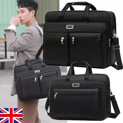 15.6/17/18  Laptop Bag Briefcase School Business Notebook Shoulder Bag Handbag • £11.98