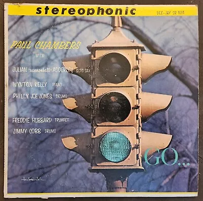 Paul Chambers - Go Vinyl Stereo 1st Ed 1959 Vee-Jay Records (EX) • $50