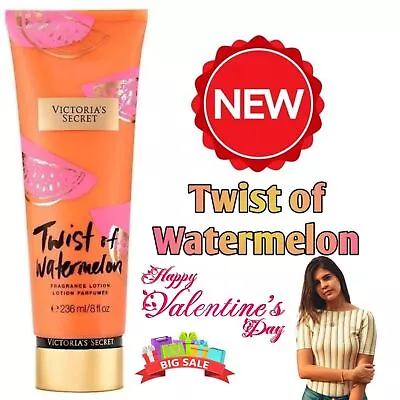 Victoria Secret's Twist Of Watermelon Body Lotion 8.0fl OZ Free Winter Cream • $79.98