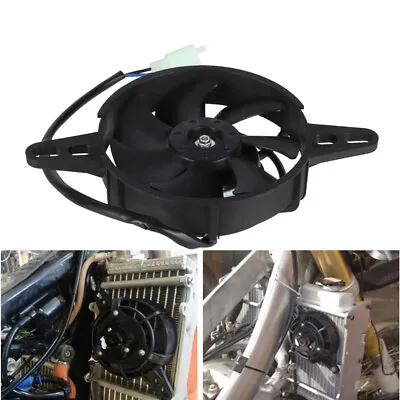 Motorcycle ATV Radiator Cooling Fan Oil Cooler Water Electric Fan Modified Parts • $26.30