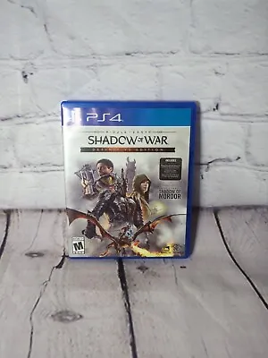 PS4 Middle Earth: Shadow Of War Definitive Edition Sony PlayStation 4 Game  • $11