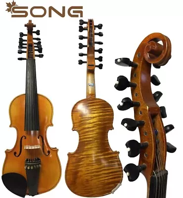 SONG Brand Maestro 6X6 Strings 14  Viola D’Amore Whole Maple Wood Back  #11841 • $699