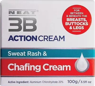 Neat 3B Action Cream - 100g - Prevent Rash Chafing - FREE SHIPING-NEW-AU • $21.44