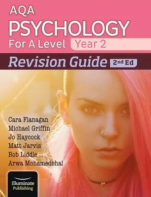 AQA Psychology For A Level Year 2 Revision Guide: 2nd Edition • £11.10