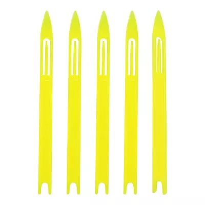 5 Pcs Size 3# Yellow Plastic Fishing Netting Needle Shuttles Net Repair Needle • $8.37