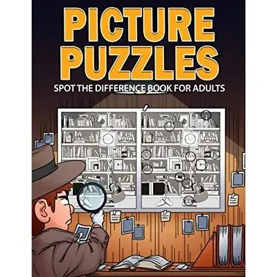 £8.65 • Buy Picture Puzzles: Spot The Difference Book For Adults - Paperback / Softback NEW